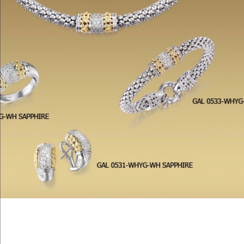 Gabrielle Bruni diamond gold and sterling bracelet PRICE FIRM - Picture 8 of 8